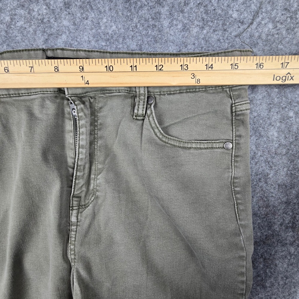 Buffalo David Bitton Havana Jeans Womens 12/32 Olive Green High Rise Skinny Pant - Picture 3 of 9